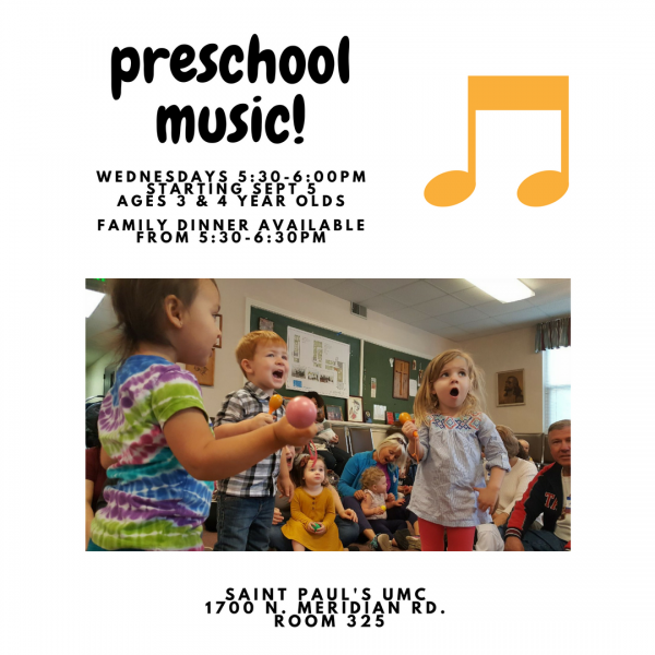 Preschool Music - Saint Paul's UMC